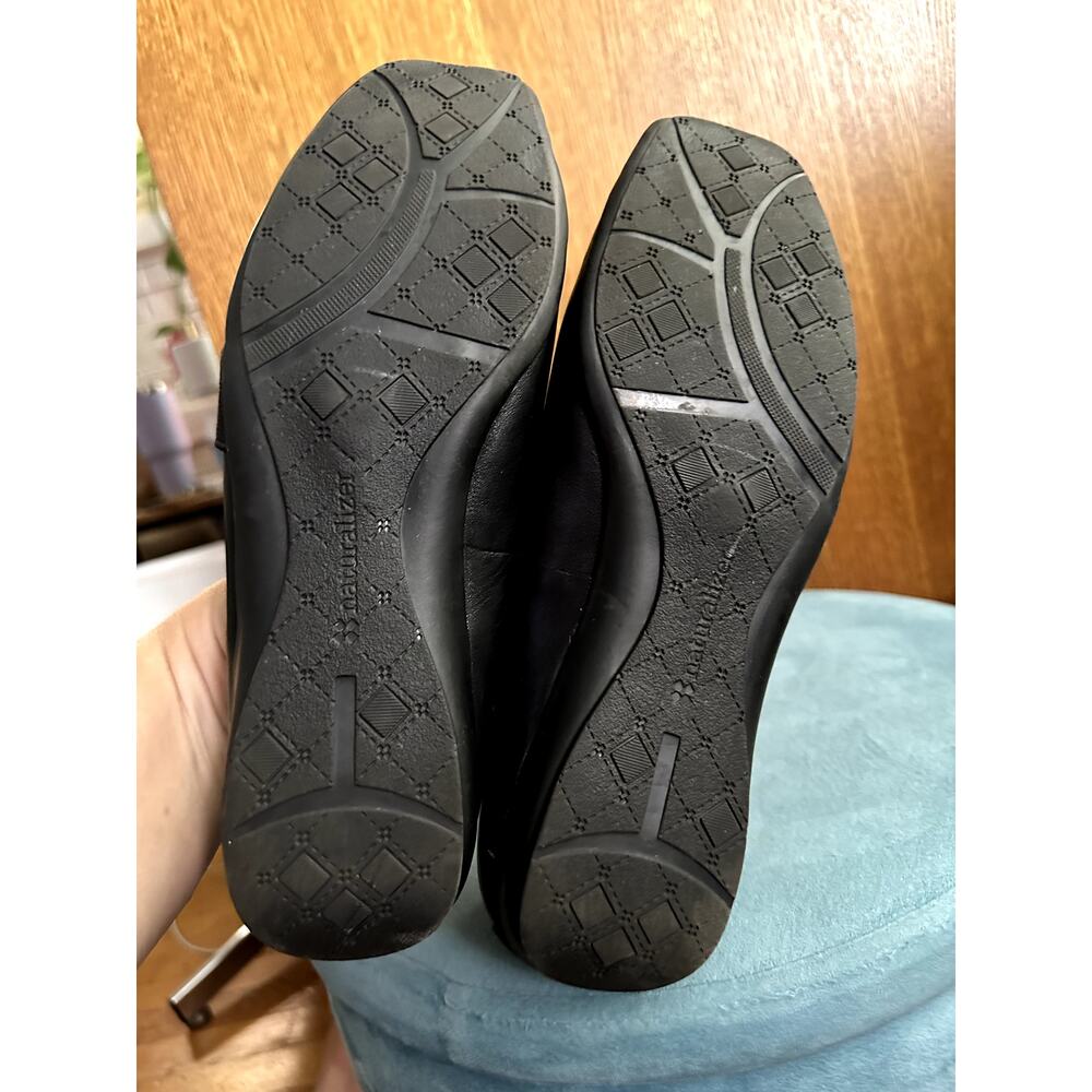 Naturalizer Ryber Women's Black Leather Flats | Size 9 - Picture 5 of 5